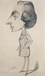Joven en el estilo de un Romántico, 1857