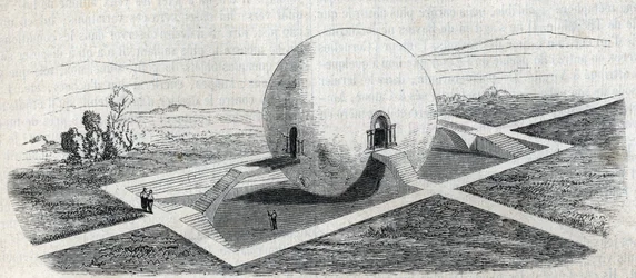 Proyecto de una casa de guardia de granja por Claude Nicolas Ledoux (1736-1806).