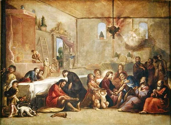 Cristo Lavando los Pies de los Discípulos, 1653