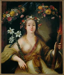 Flora ... (pintura sobre lienzo)