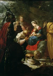La adoración de los Magos, c.1619