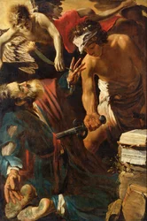 El martirio de San Mateo, 1617