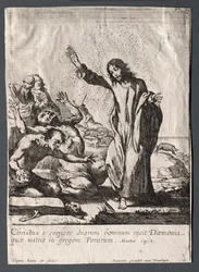 The Miracles of Jesus Christ:  Christ Delivering the Possessed