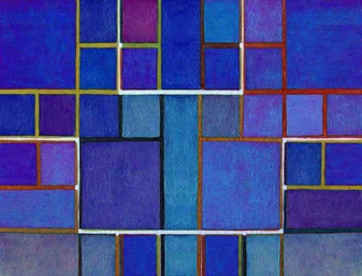 Cuadrículas azules abstractas