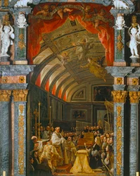 Adoración de la Sagrada Forma por Carlos II, Rey de España ...