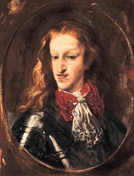 Retrato de Carlos II (1661-1700), rey de España. Pintura de Claudio Coello (1642-1693)