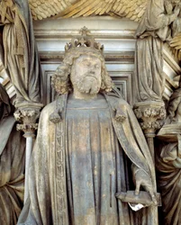 David. La base del Pozo de Moisés (escultura)