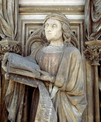 Jeremías. La base del Pozo de Moisés (escultura)