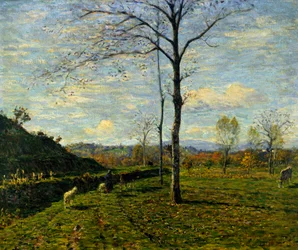 Finales de octubre, de Clemente Pugliese Levi (1855-1936)