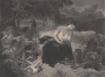 Tentación, ca. 1850