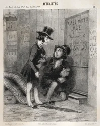 Actualités: ¡Eh, viejo! ¡así es como se hacen los negocios hoy en día! se anuncia..., 1841