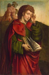 San Juan Evangelista llorando