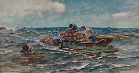 Los cazadores de langostas, 1886, 1935