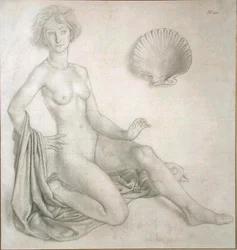 Estudio para Venus y Cupido