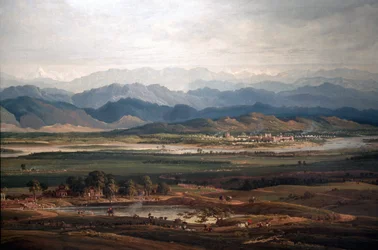 Marcha de Francisco Marqués de Hastings 1754-1826 1814-15 (detalle)