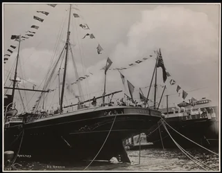 S.S. "Umbria" en el muelle, c.1897