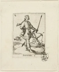 Júpiter, lámina dos de Der VII Planeten