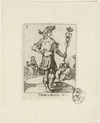 Mercurius, lámina seis de Der VII Planeten