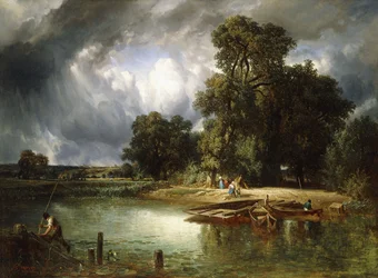 El cruce del ferry, 1849