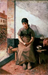 El desayuno de la sirvienta, 1880s