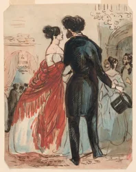 Llegando al salón