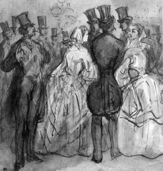 En el teatro (En el vestíbulo del teatro; Damas y caballeros)