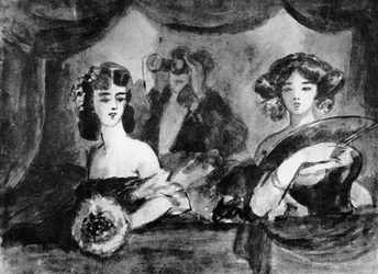 En el teatro, siglo XIX, 1930