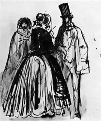 Conversación, siglo XIX, 1930