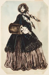 La dama con el chal