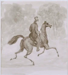 Hombre al trote