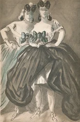 Retrato por Constantin Guys, c1860, 1939