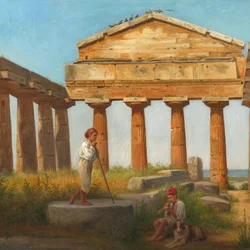 "Cerestemplet i Pæstum". El templo de Ceres en Paestum