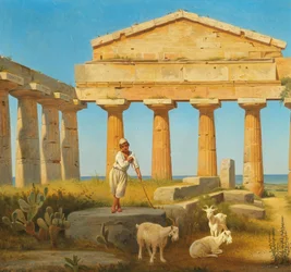 "Cerestemplet i Pæstum". El templo de Ceres en Paestum