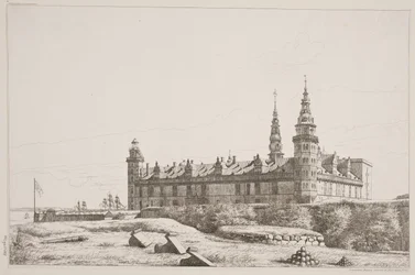 Danés: Kronborg visto desde el lado noroeste