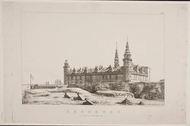 Danés: Kronborg visto desde el lado noroeste