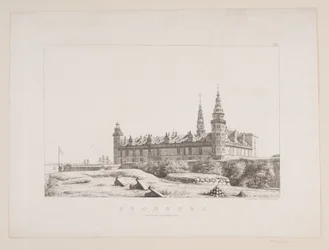 Danés: Kronborg visto desde el lado noroeste
