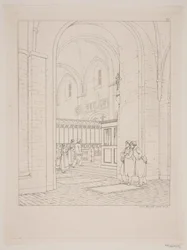 Danés: Parte del coro de la iglesia de Ringsted
