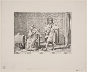 Ilustración para Svend Grundtvig, Marsk Stig: Dansk Folkevise Fra 13de Aarhundrede, 1861