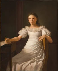 La hermana del artista Alvilde