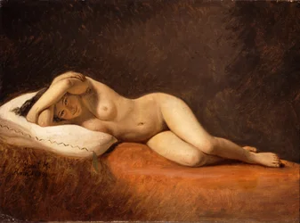 Modelo descansando, 1839