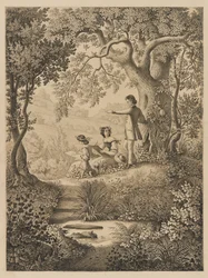 Una lección de dibujo, 1865