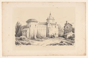 Fuerte en el pueblo El paisaje (título de la serie)