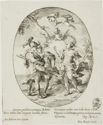 Eneas, Venus y Achates