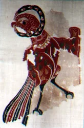 Tela con águilas