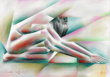 Contemplación de una figura abstracta