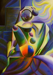 Reflexión sobre una figura abstracta