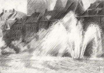 Boceto de fuentes urbanas