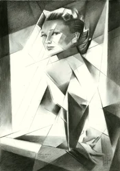 Retrato femenino con facetas