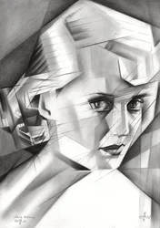 La mirada de una mujer quebrantada