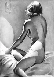 Desnudo femenino elegante